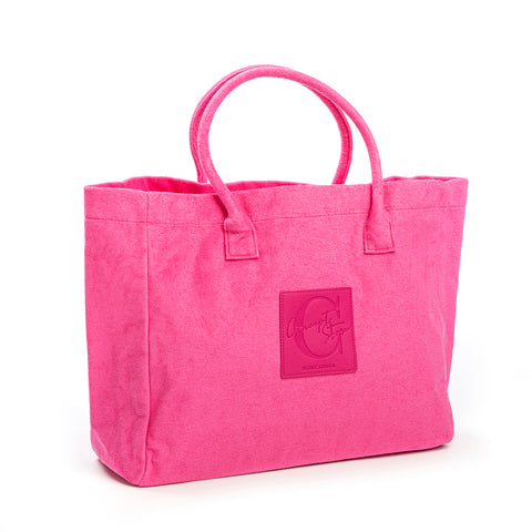 Badstof tas met logo CC model lola