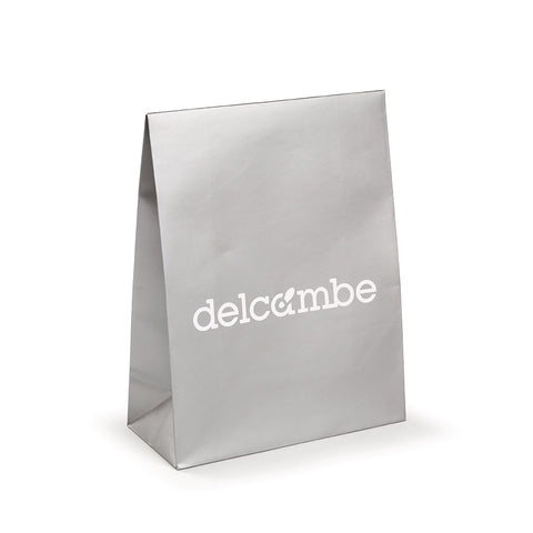 Cadeau zak papier glans grijs DE model elsa