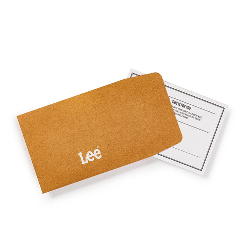 Cadeaubon met logo kraft LC model jolene