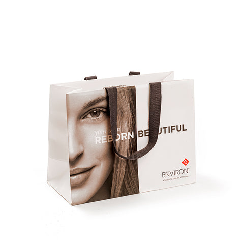 Luxe draagtassen met ingekleefd lint