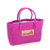 Bedrukte tas paars L4 model lola