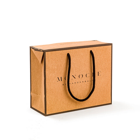 Luxe draagtas papier kraft bruin MO