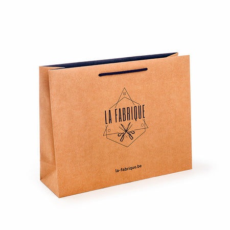 Luxe kraft zak bruin LF