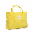Strandtas geel LIL model lola