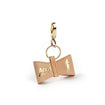 Sleutelhanger strik gouden opdruk AF model daisy
